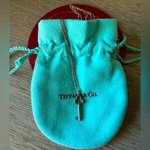 Authentic Tiffany & Co. Silver Key Necklace